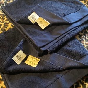New Calvin Klein bath towels